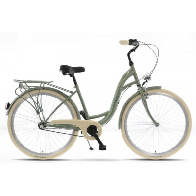 Mestský bicykel 28 Kands S-Comfort 3-prevodový Nexus 18" matný Zelená 